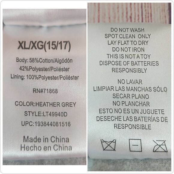 Freeze Christmas snow cat crew neck light up sweatshirt XL - Picture 10 of 10